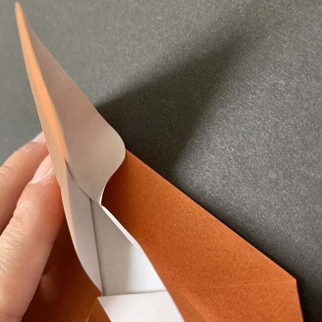 折り紙でディズニーのチップとデールの折り方作り方②頭(17)