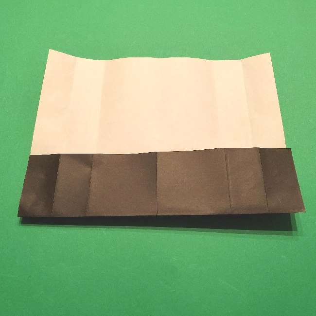 グーフィーの折り紙 簡単な折り方作り方①顔(10)