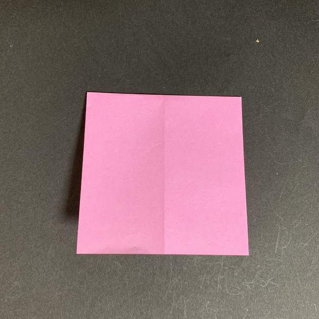 アリエルの折り紙 簡単に全身を折る折り方作り方①髪(3)