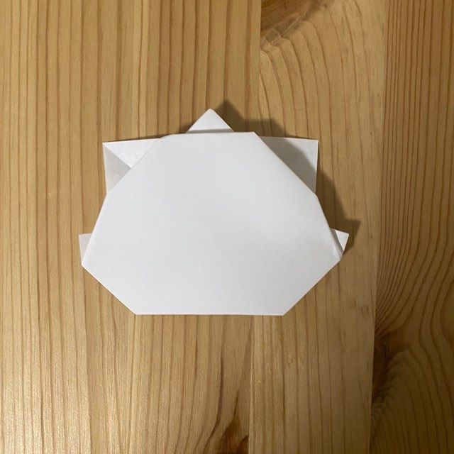 折り紙 マリーちゃんの折り方作り方①顔(13)