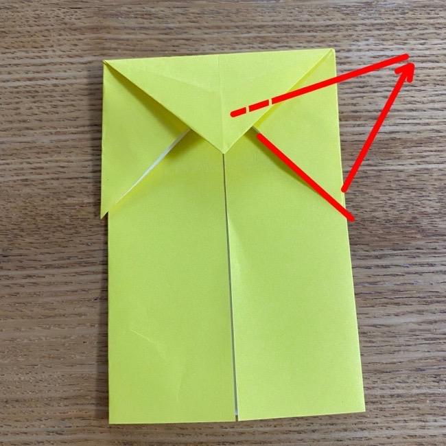 折り紙 エルサの作り方折り方②髪(13)