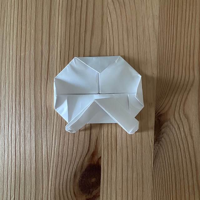 ベイマックスの折り紙(ツムツム)の折り方作り方②足(10)