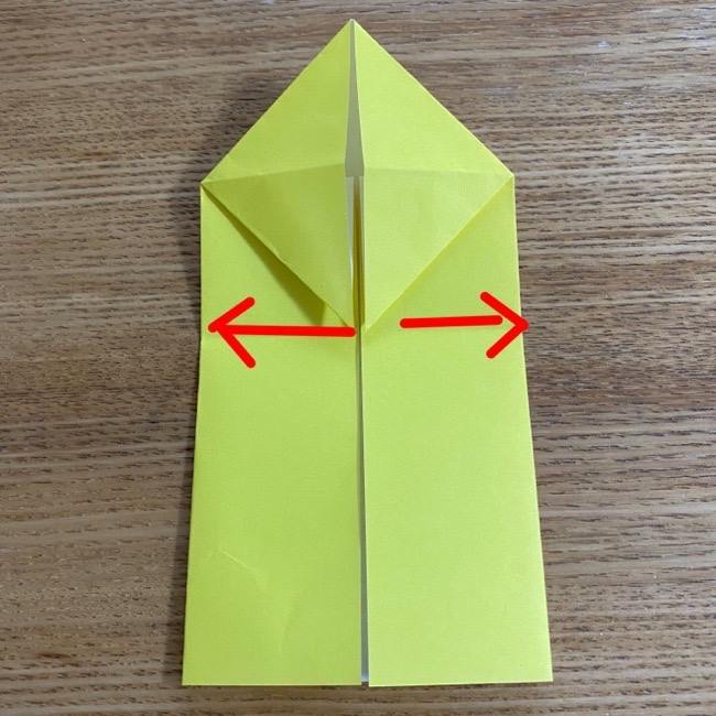 折り紙 エルサの作り方折り方②髪(11)