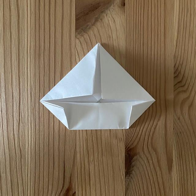 ベイマックスの折り紙(ツムツム)の折り方作り方①顔(6)