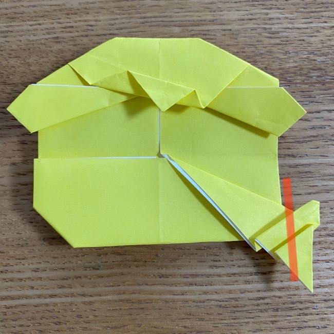 折り紙 エルサの作り方折り方②髪(29)