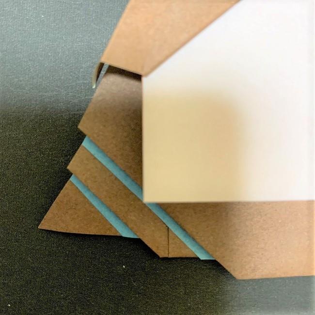 ディズニーアラジンのジャスミンの折り紙 折り方作り方⑤髪飾り(6)