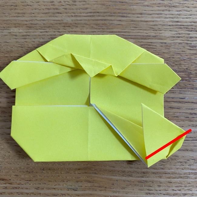折り紙 エルサの作り方折り方②髪(27)