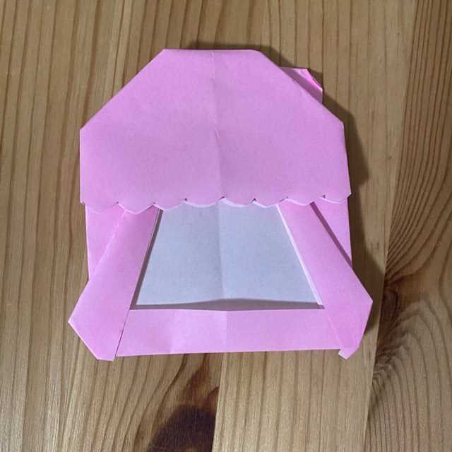 キキララの折り紙の折り方作り方⑥ララの髪(12)