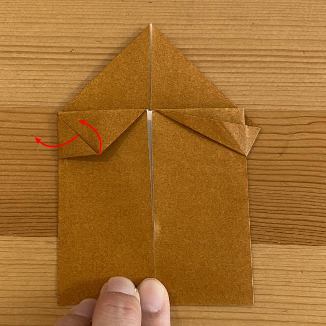 ウッディの折り紙の折り方作り方②カウボーイハット(7)