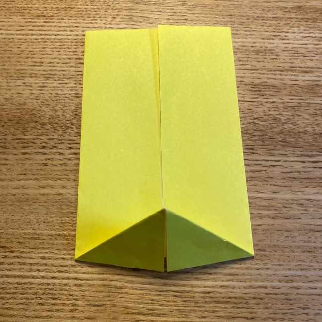 ポケモン折り紙 ピカチュウの全身を一枚で簡単に作る折り方作り方(8)