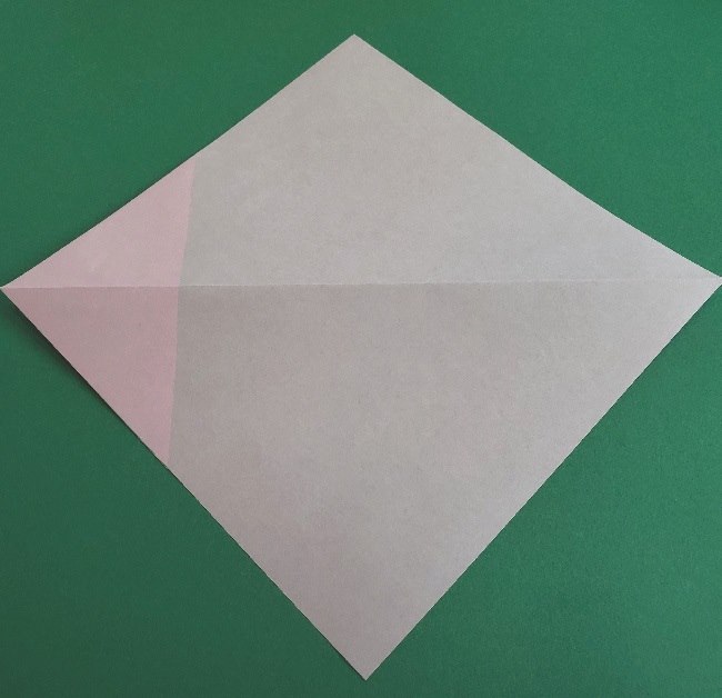 ワンピース チョッパーの折り紙の作り方折り方①顔と帽子(3)
