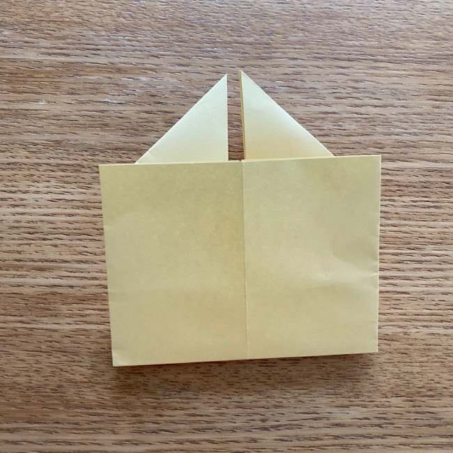 ミスバニーの折り紙＊折り方作り方③顔(10)