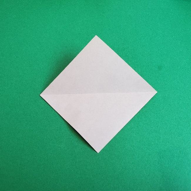 ワンピース チョッパーの折り紙の作り方折り方②ツノ(2)