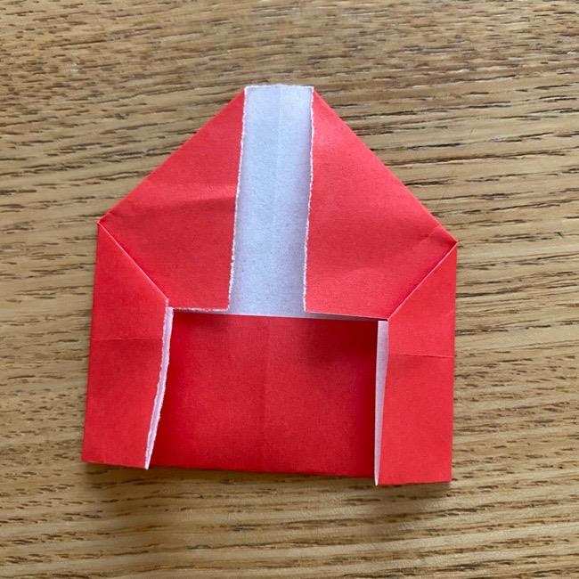 ドラミちゃんの折り紙の簡単な作り方折り方②リボン(9)