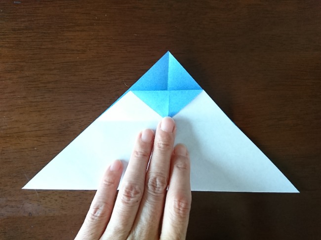 ドラえもんの折り紙 簡単にキャラクターを作る折り方作り方(6)