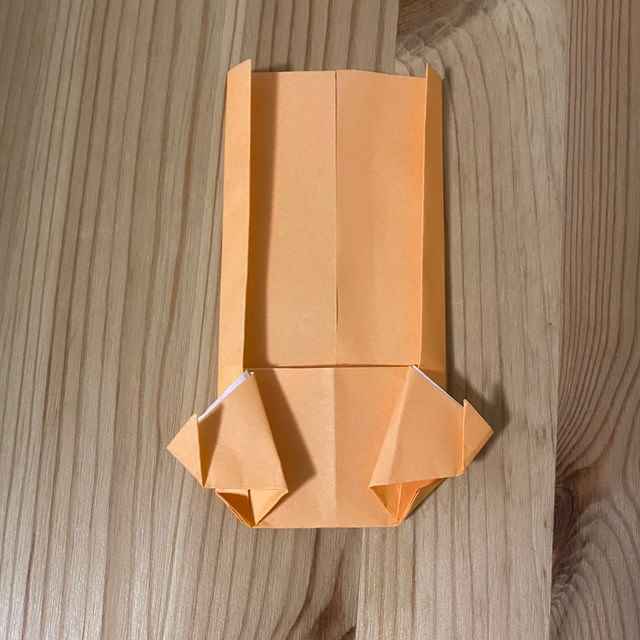 キキララの折り紙の折り方作り方①顔とからだ(10)