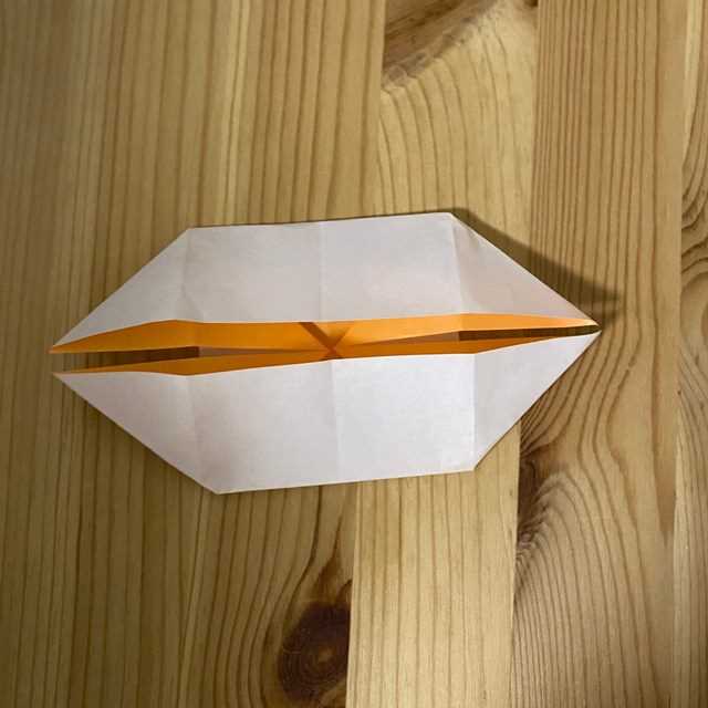 キキララの折り紙の折り方作り方①顔とからだ(17)