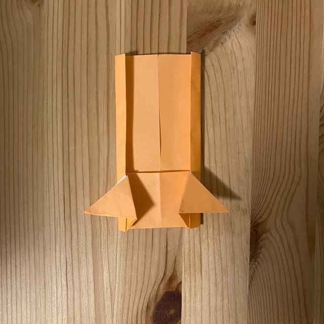キキララの折り紙の折り方作り方①顔とからだ(8)