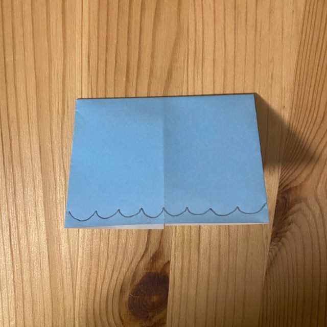 キキララの折り紙の折り方作り方②キキの髪(6)