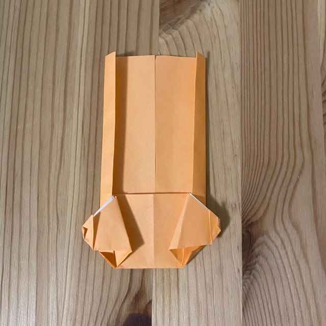 キキララの折り紙の折り方作り方①顔とからだ(11)