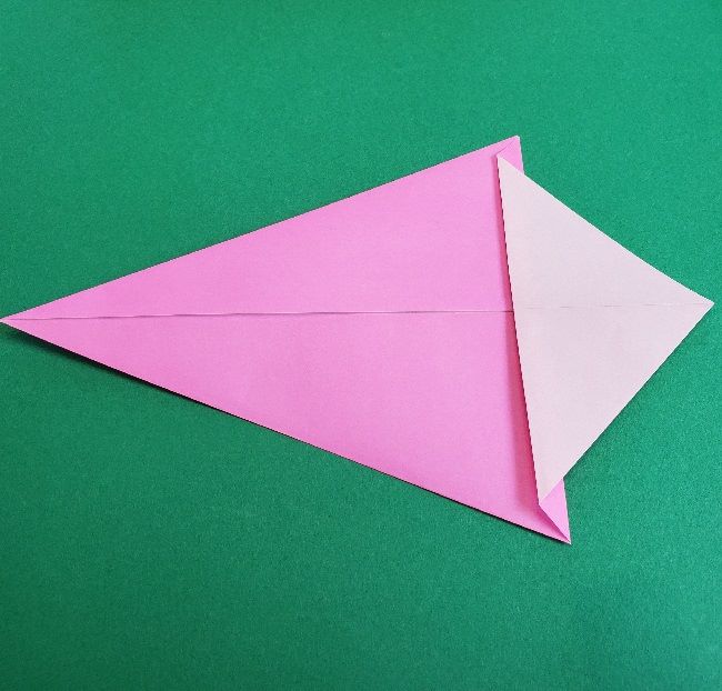 ワンピース チョッパーの折り紙の作り方折り方①顔と帽子(7)