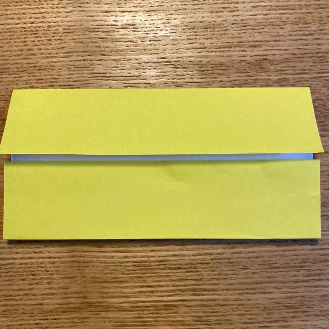 ポケモン折り紙 ピカチュウの全身を一枚で簡単に作る折り方作り方(3)