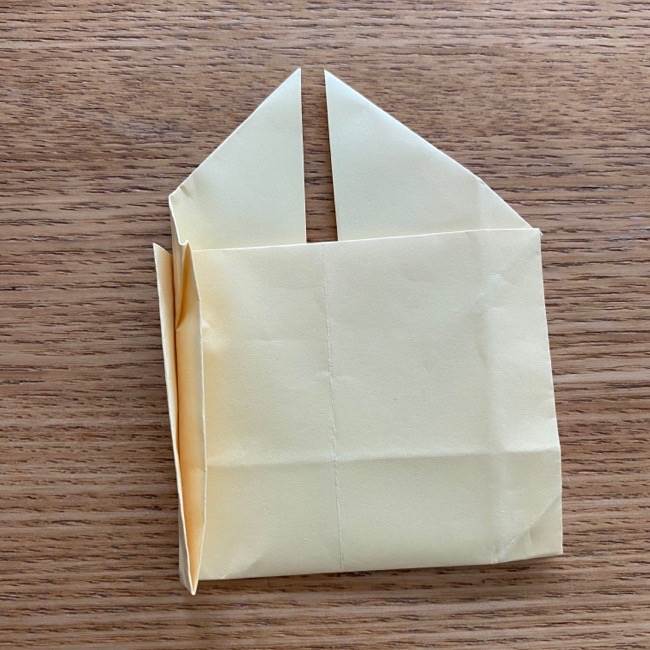 ミスバニーの折り紙＊折り方作り方③顔(12)