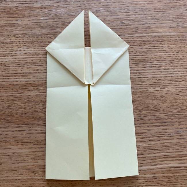 ミスバニーの折り紙＊折り方作り方③顔(9)