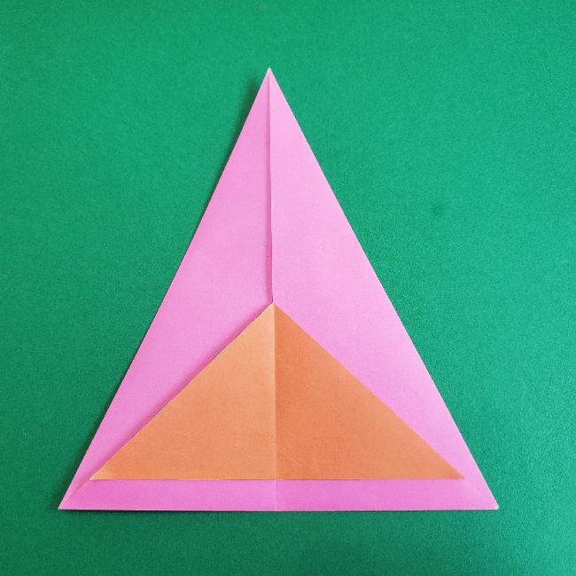 ワンピース チョッパーの折り紙の作り方折り方①顔と帽子(5)