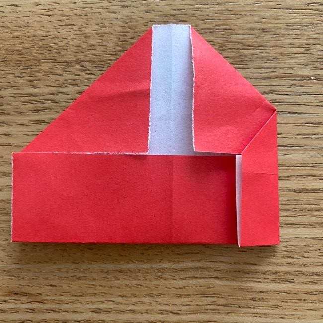 ドラミちゃんの折り紙の簡単な作り方折り方②リボン(8)