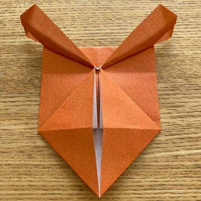 バンビの折り紙の作り方折り方②頭(29)