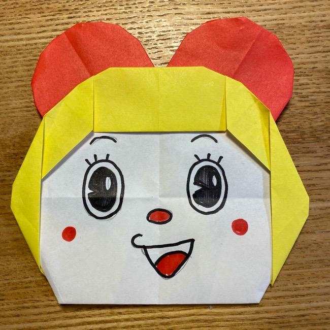 ドラミちゃんの折り紙の簡単な作り方！ドラえもんキャラクターの折り方を紹介！