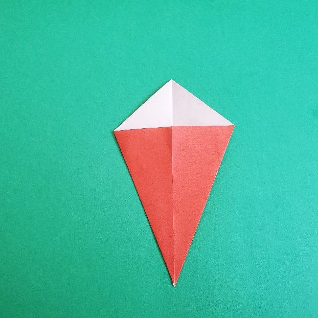 ワンピース チョッパーの折り紙の作り方折り方②ツノ(3)