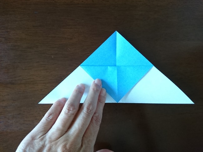 ドラえもんの折り紙 簡単にキャラクターを作る折り方作り方(5)