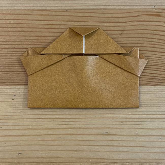 ウッディの折り紙の折り方作り方②カウボーイハット(13)
