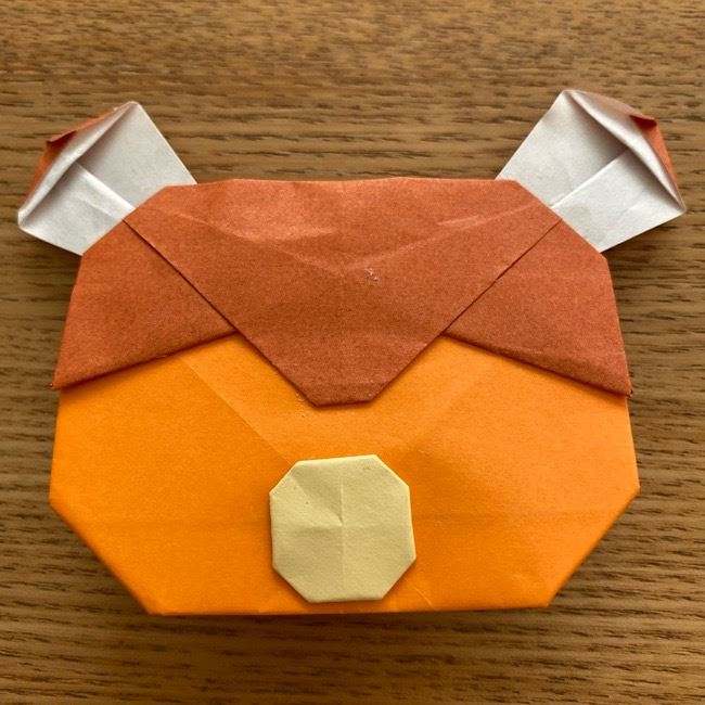 バンビの折り紙の作り方折り方③鼻(9)