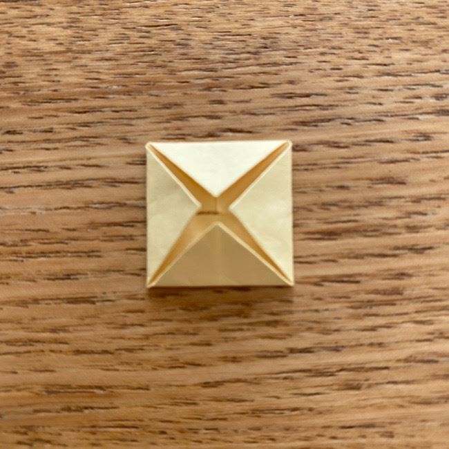 バンビの折り紙の作り方折り方③鼻(6)