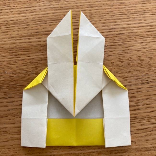 ミスバニーの折り紙＊折り方作り方①頭(28)