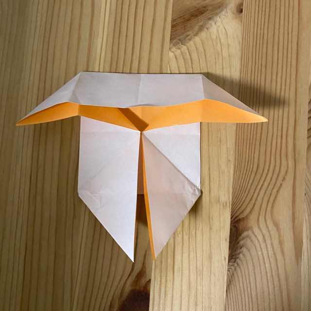 キキララの折り紙の折り方作り方①顔とからだ(18)