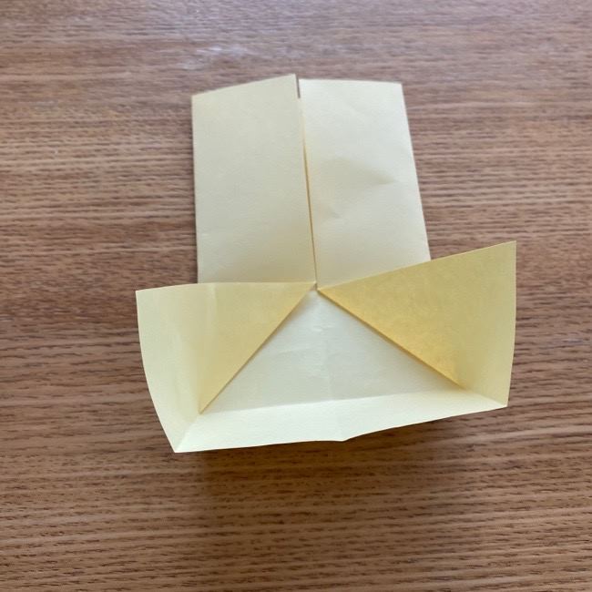 ミスバニーの折り紙＊折り方作り方③顔(6)