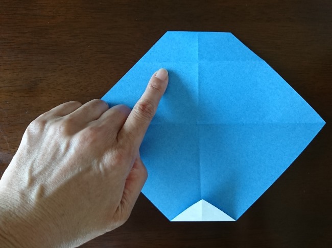 ドラえもんの折り紙 簡単にキャラクターを作る折り方作り方(8)
