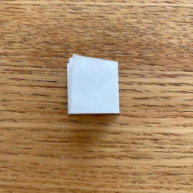 アリスの白うさぎの折り紙 折り方作り方②鼻(3)