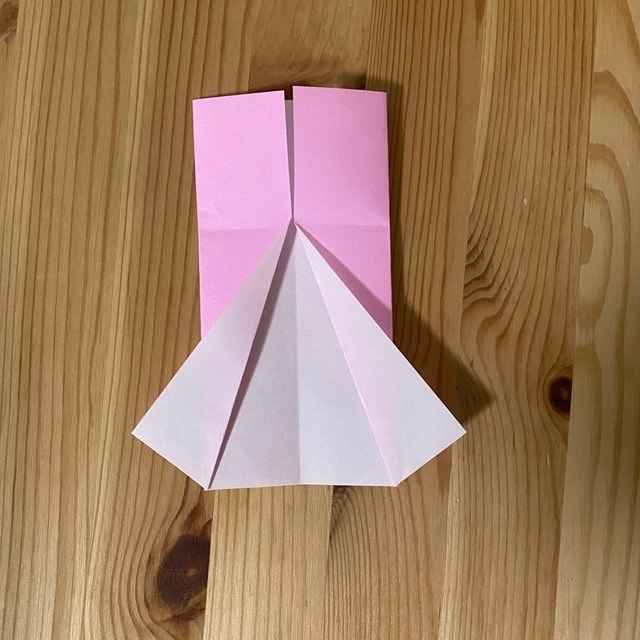 キキララの折り紙の折り方作り方⑥ララの髪(3)