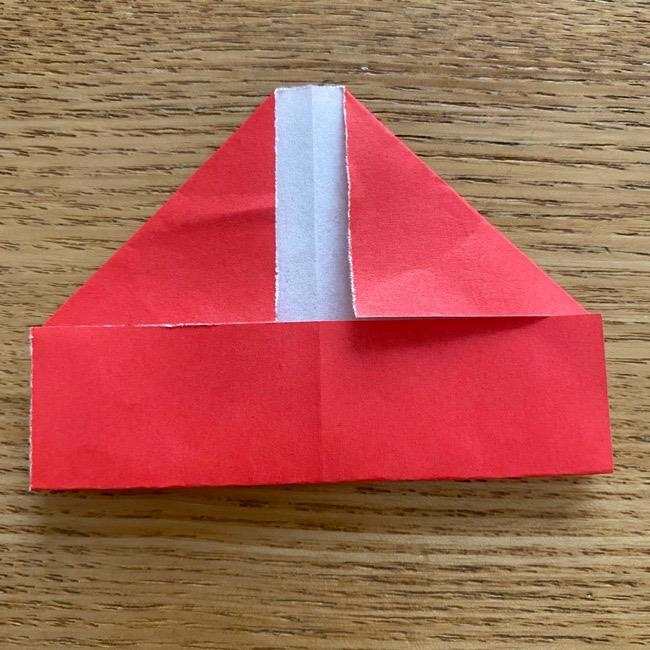 ドラミちゃんの折り紙の簡単な作り方折り方②リボン(7)