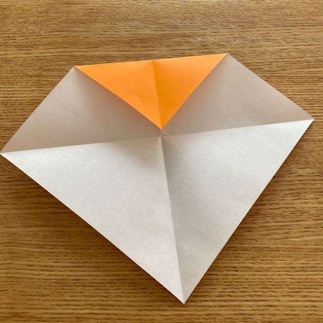 バンビの折り紙の作り方折り方①顔(5)