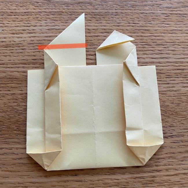 ミスバニーの折り紙＊折り方作り方③顔(15)