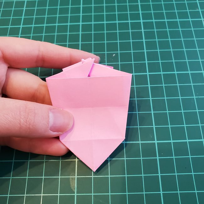 カービィの折り紙 立体の折り方作り方①からだ(21)