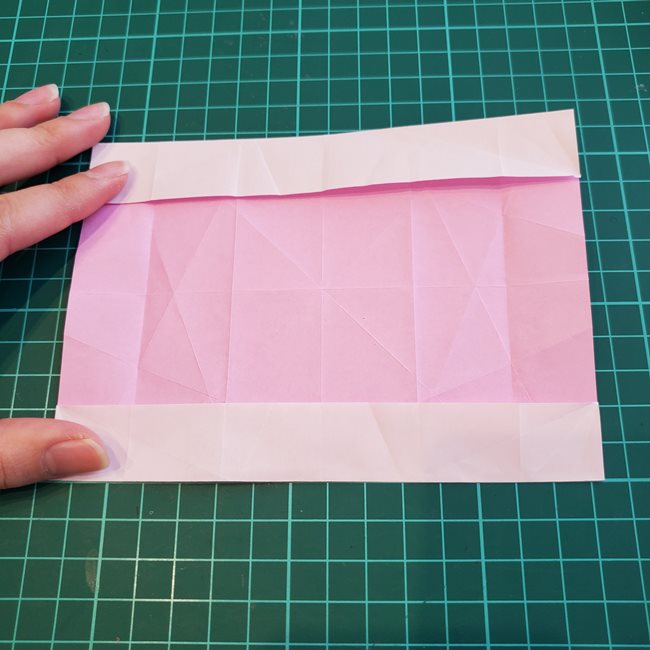 カービィの折り紙 難しい作り方折り方②折り筋(8)
