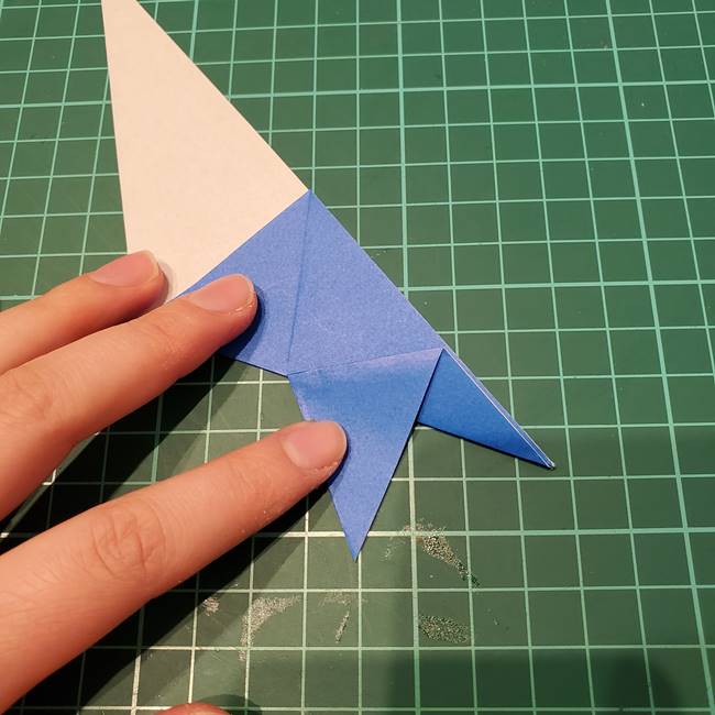 折り紙のペンギン 立体的な作り方折り方①基本(21)