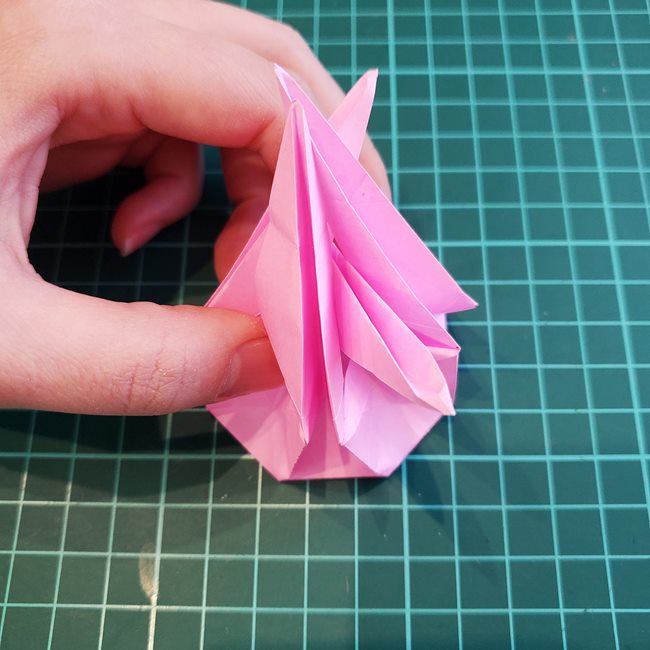 カービィの折り紙 難しい作り方折り方③からだ(9)